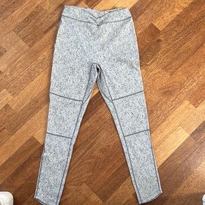 Gymshark Grey Fleur Texture High Rise Size Large